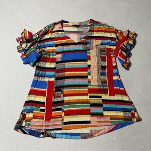 John‎ Mark Women's Small Top Shirt Short Sleeve